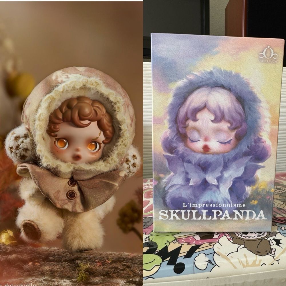POP MART SKULLPANDA L'impressionnisme Series (Amber)